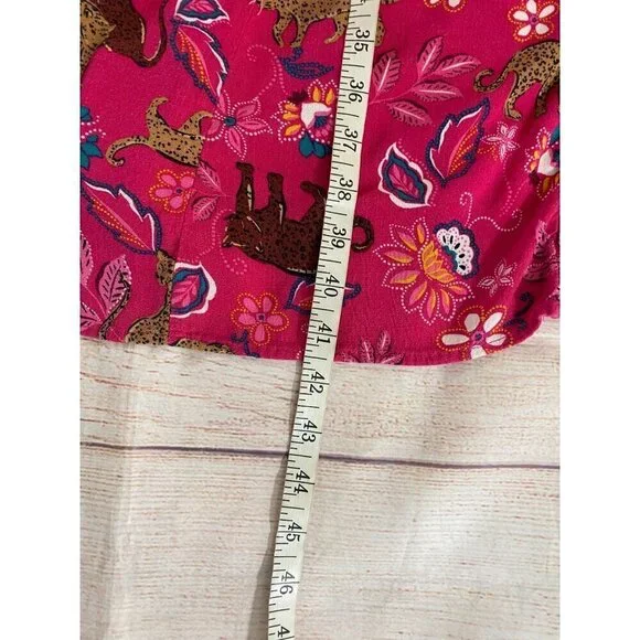 Torrid Women's Midi Button Front Rayon Slub Pink Dress - 1XL - Picture 7 of 15